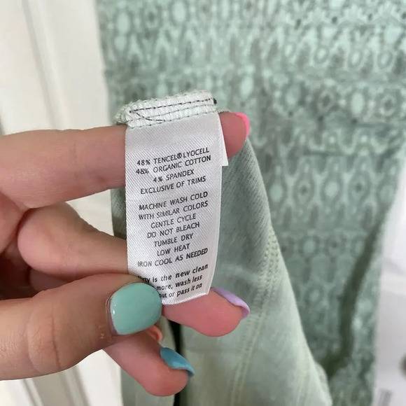 TOAD & CO Long Island Dress Mint Green Maxi Tank Size Small Tencel Cotton Summer - Picture 8 of 9